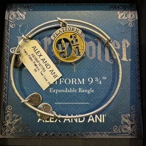 Alex and Ani Silver and Gold Platform 9¾ Bangle
